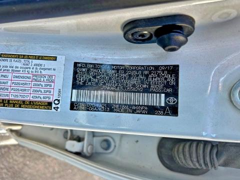 JTNKARJE5JJ558292 - 2018 TOYOTA COROLLA IM WHITE photo 10