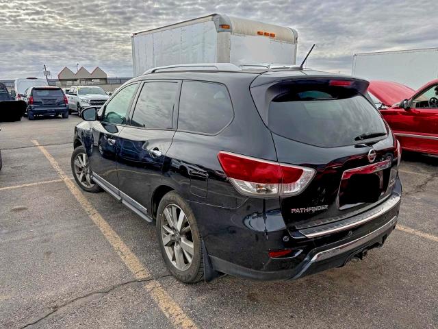 5N1AR2MM7FC607664 - 2015 NISSAN PATHFINDER S BLACK photo 3