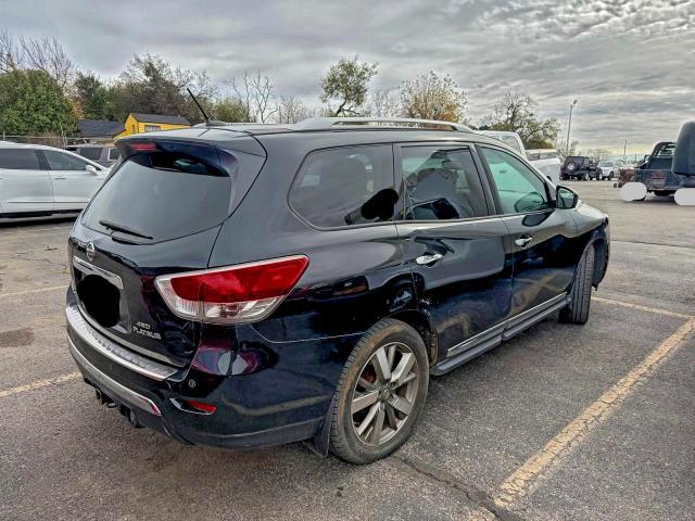 5N1AR2MM7FC607664 - 2015 NISSAN PATHFINDER S BLACK photo 4