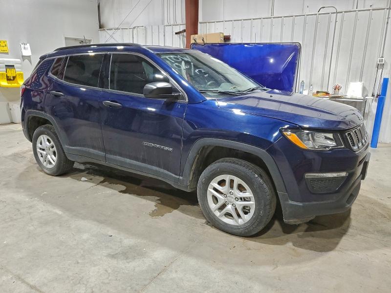 3C4NJDAB9KT697913 - 2019 JEEP COMPASS SPORT BLUE photo 4