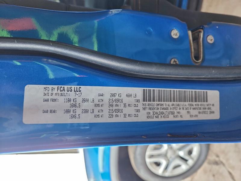3C4NJDAB4JT107860 - 2018 JEEP COMPASS SPORT 蓝色 照片 13
