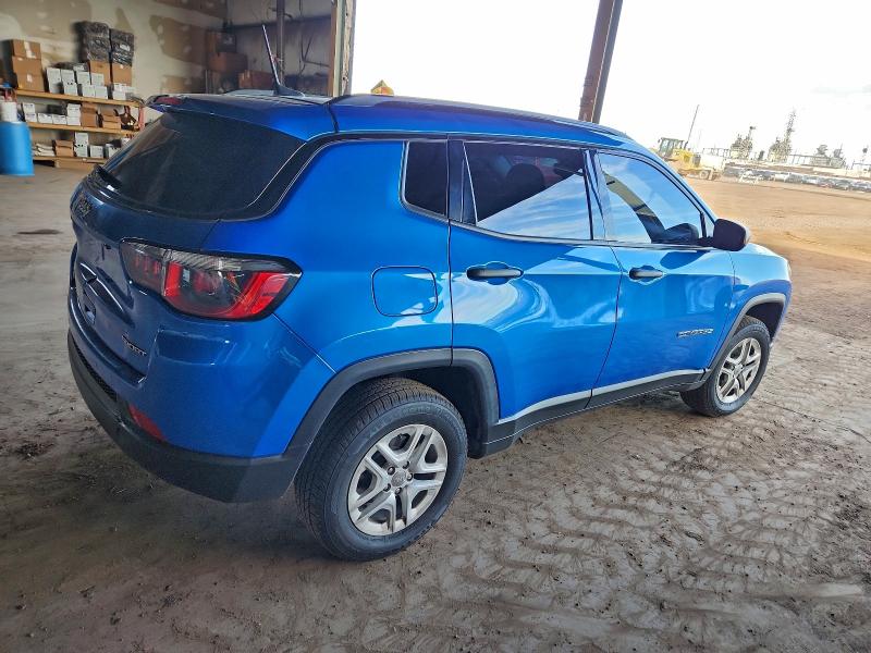 3C4NJDAB4JT107860 - 2018 JEEP COMPASS SPORT 蓝色 照片 3