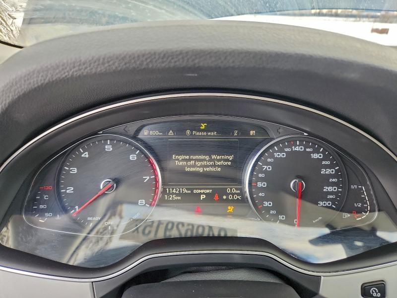 WA1AAAF71KD011350 - 2019 AUDI Q7 PREMIUM BLUE photo 9