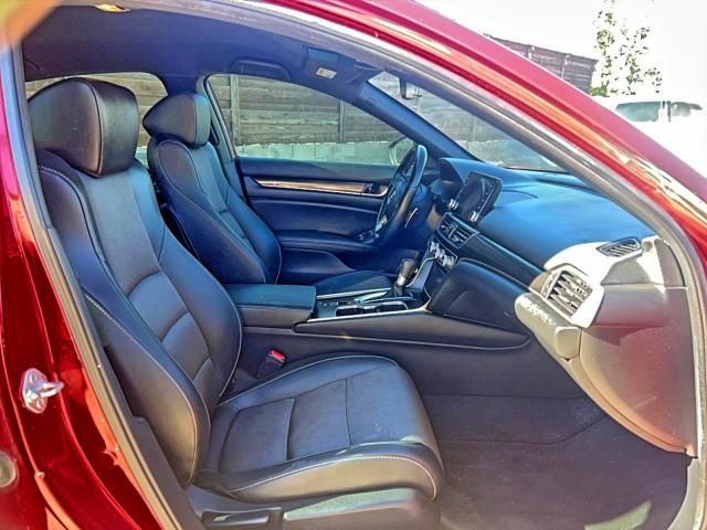 1HGCV1F33MA061396 - 2021 HONDA ACCORD SPORT RED photo 5