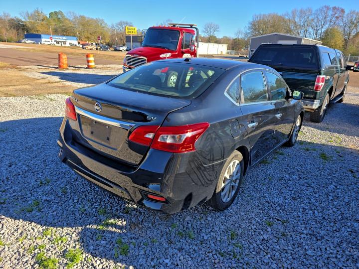 3N1AB7AP7KY338218 - 2019 NISSAN SENTRA S Czarny zdjęcie 4