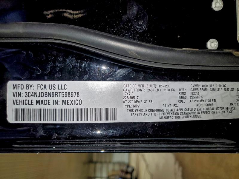 3C4NJDBN9RT598978 - 2024 JEEP COMPASS LATITUDE Qara foto 13