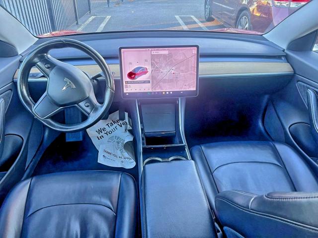 5YJ3E1EA4JF007090 - 2018 TESLA MODEL 3 Czerwony zdjęcie 9