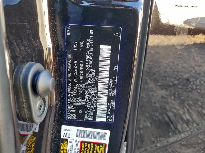 5TDHZRAH9LS014059 - 2020 TOYOTA HIGHLANDER XLE ყავისფერი ფოტო 14