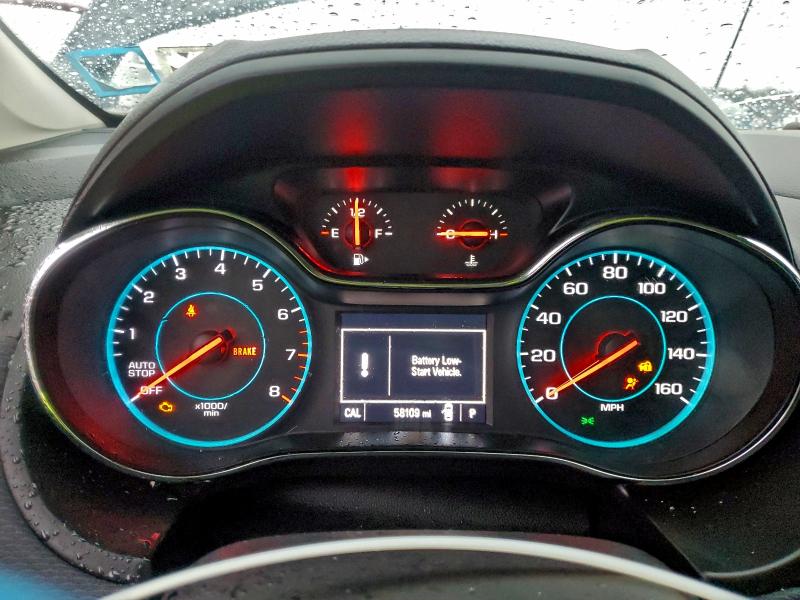 3G1BE6SM8JS559568 - 2018 CHEVROLET CRUZE LT BLACK photo 9