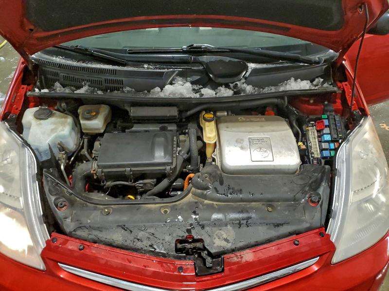 JTDKB20U777643643 - 2007 TOYOTA PRIUS RED photo 11