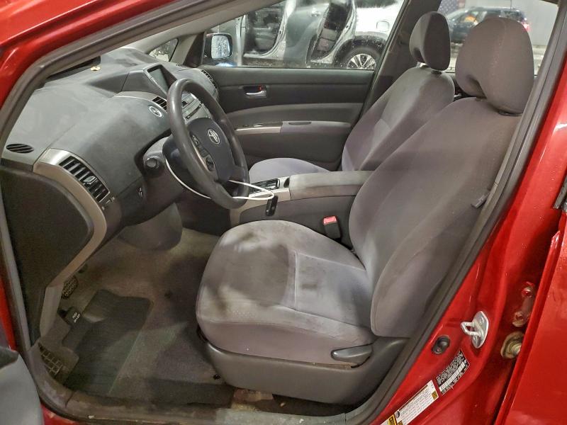 JTDKB20U777643643 - 2007 TOYOTA PRIUS RED photo 7