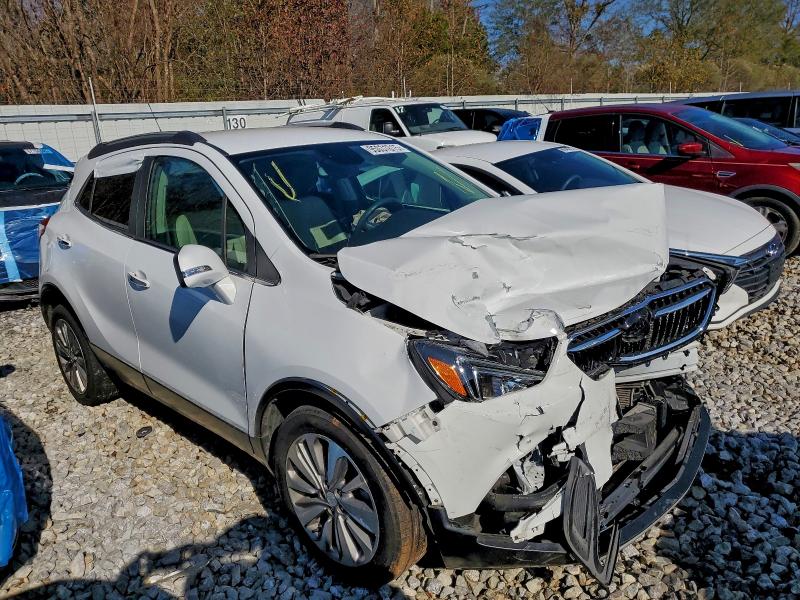 KL4CJASB3KB866565 - 2019 BUICK ENCORE PREFERRED WHITE photo 4
