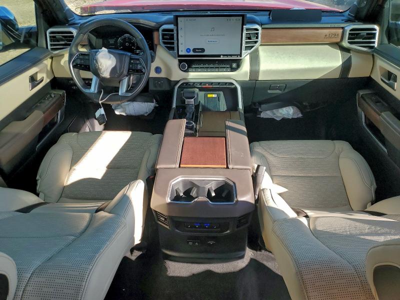 5TFMC5AB9PX002384 - 2023 TOYOTA TUNDRA CREWMAX PLATINUM Червоний фото 8