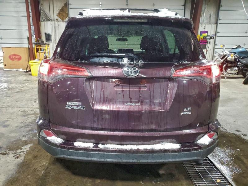 2T3BFREV7GW493357 - 2016 TOYOTA RAV4 LE Granate foto 6