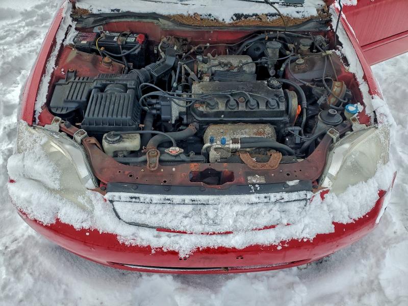 1HGEJ8144XL096888 - 1999 HONDA CIVIC EX RED photo 11