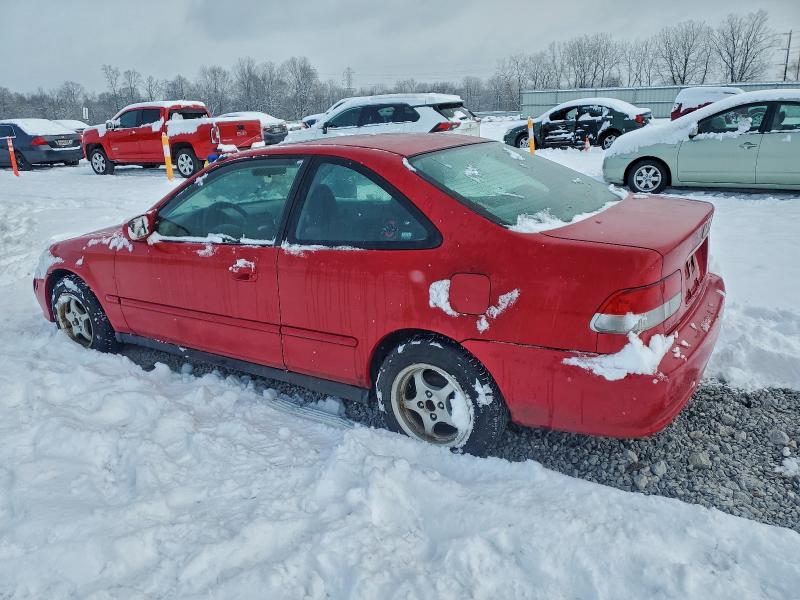 1HGEJ8144XL096888 - 1999 HONDA CIVIC EX RED photo 2