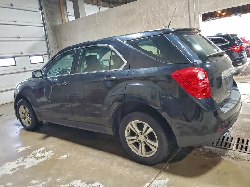 2GNFLCEK5C6365614 - 2012 CHEVROLET EQUINOX LS BLACK photo 2