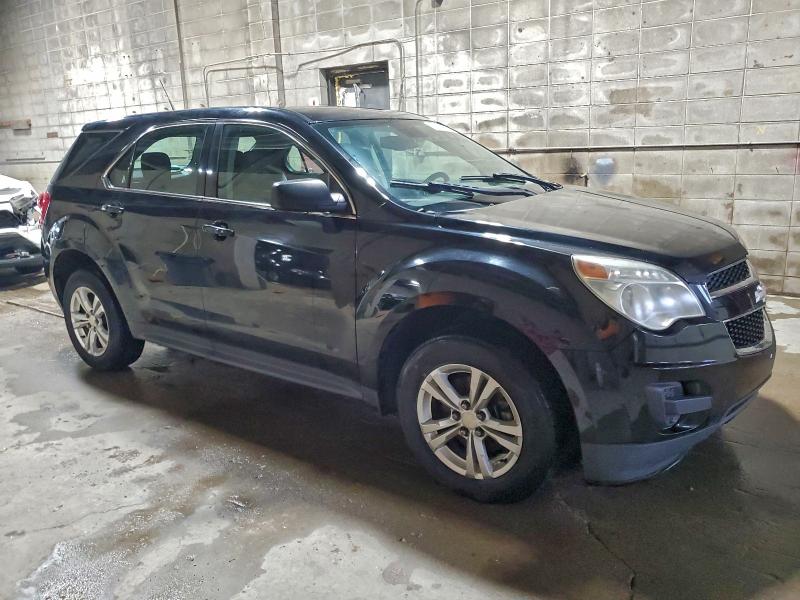 2GNFLCEK5C6365614 - 2012 CHEVROLET EQUINOX LS BLACK photo 4