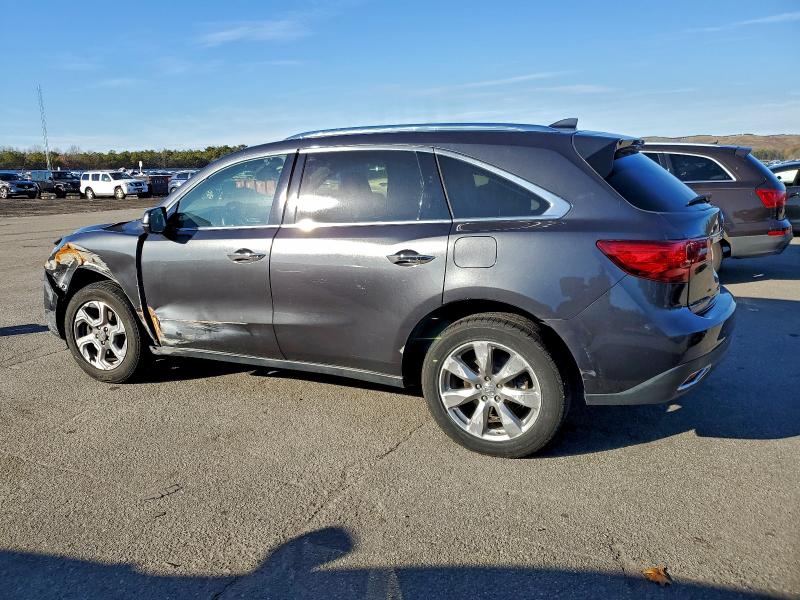 5FRYD4H90GB010247 - 2016 ACURA MDX ADVANCE CHARCOAL photo 2