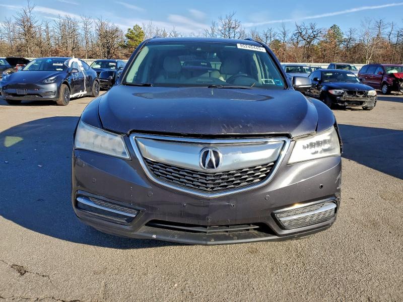 5FRYD4H90GB010247 - 2016 ACURA MDX ADVANCE CHARCOAL photo 5