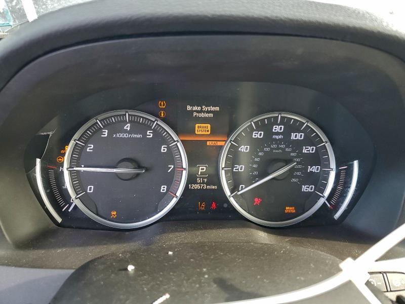 5FRYD4H90GB010247 - 2016 ACURA MDX ADVANCE CHARCOAL photo 9