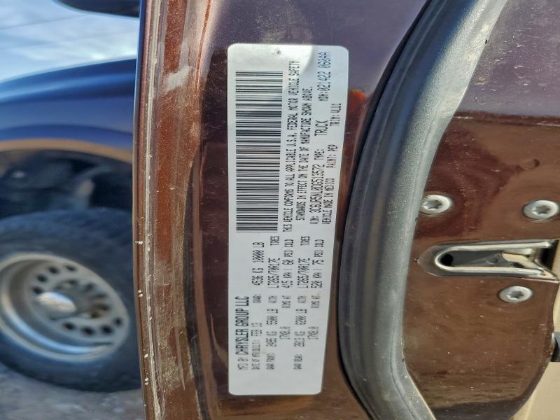 3C6UR5NL0DG513572 - 2013 RAM 2500 LARAMIE BROWN photo 12