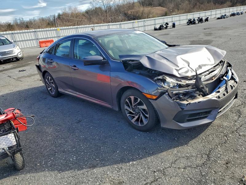 2HGFC2F72GH511928 - 2016 HONDA CIVIC EX ნაცრისფერი ფოტო 4