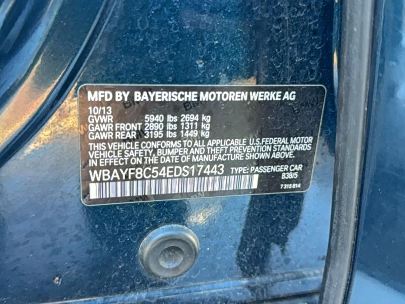 WBAYF8C54EDS17443 - 2014 BMW ALPINA B7 GREEN photo 10