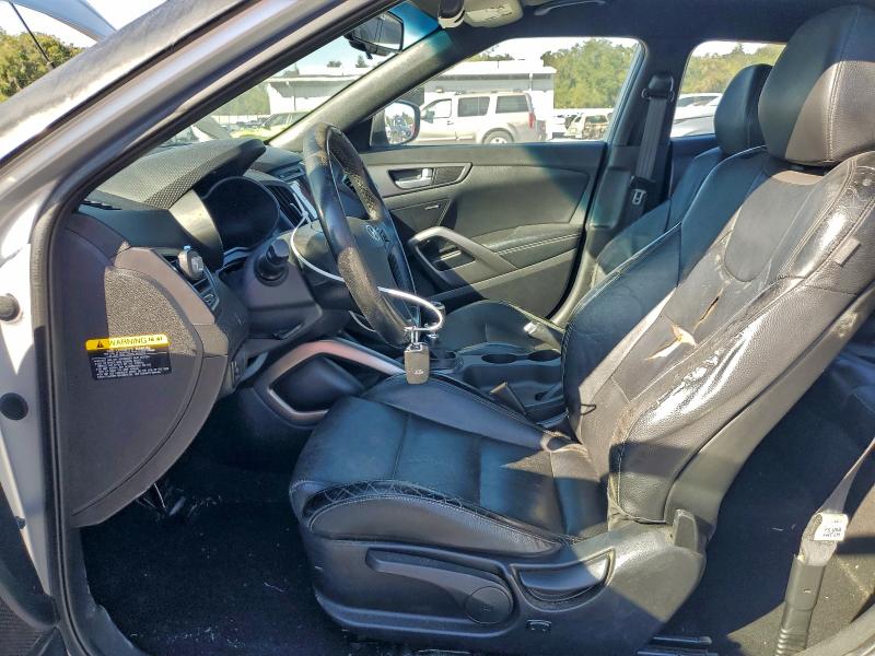 KMHTC6AE6GU287229 - 2016 HYUNDAI VELOSTER TURBO SILVER photo 7