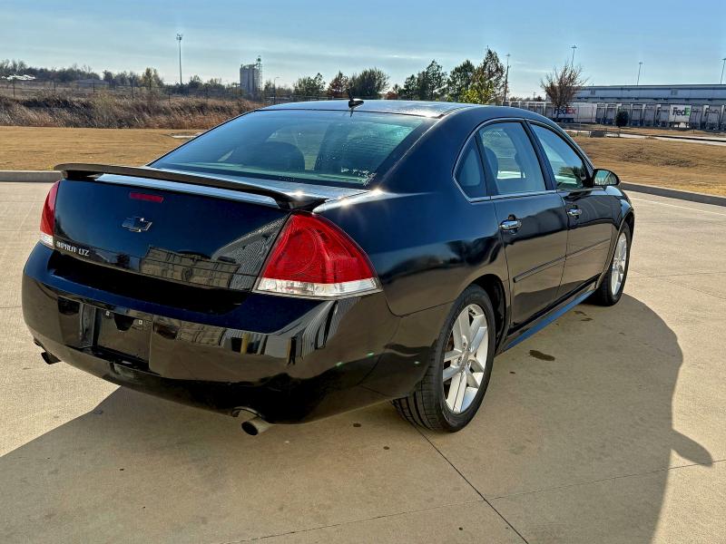 2G1WC5E32D1238596 - 2013 CHEVROLET IMPALA LTZ BLACK photo 4