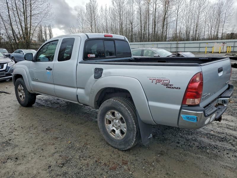 5TEUU42N37Z397199 - 2007 TOYOTA TACOMA ACCESS CAB SILVER photo 2