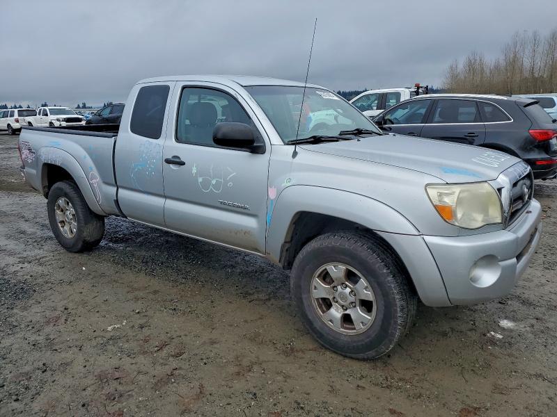 5TEUU42N37Z397199 - 2007 TOYOTA TACOMA ACCESS CAB SILVER photo 4