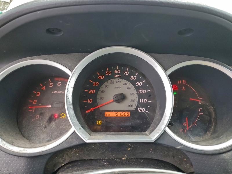 5TEUU42N37Z397199 - 2007 TOYOTA TACOMA ACCESS CAB SILVER photo 9