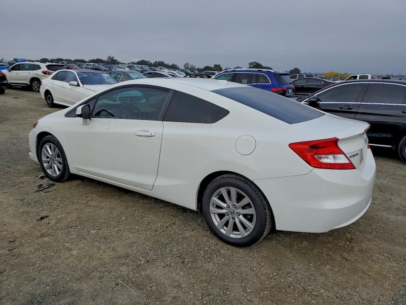 2HGFG3B13CH534057 - 2012 HONDA CIVIC EXL WHITE photo 2