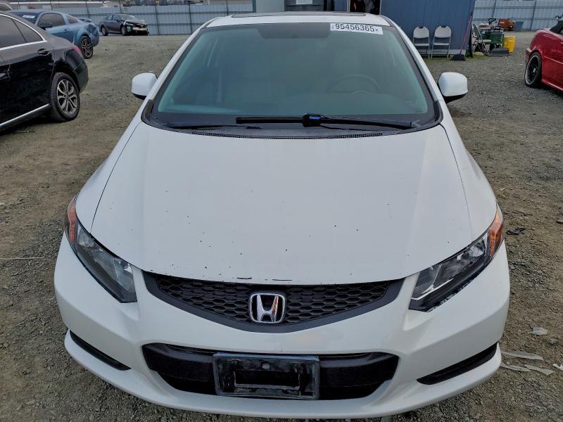 2HGFG3B13CH534057 - 2012 HONDA CIVIC EXL WHITE photo 5