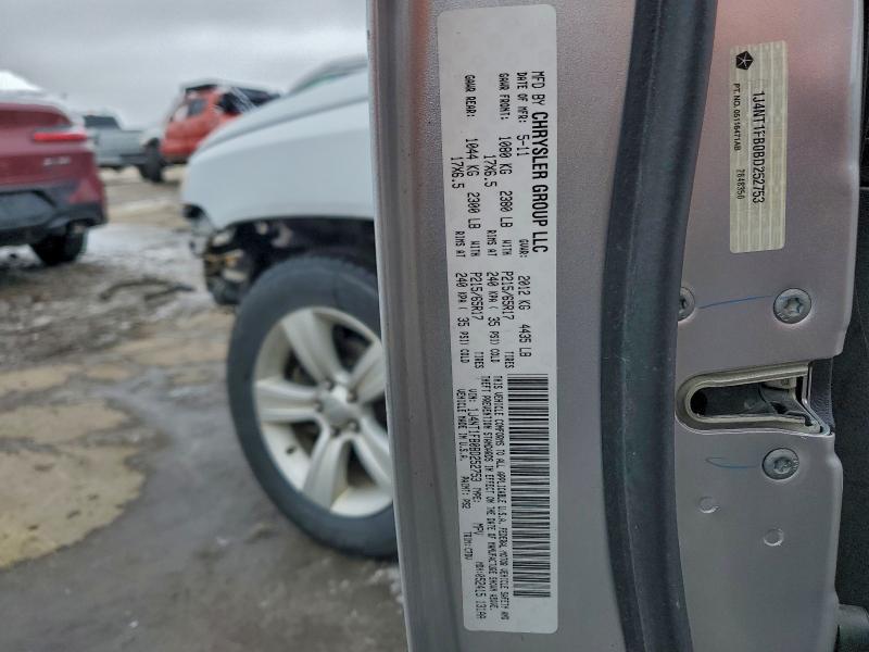 1J4NT1FB0BD252753 - 2011 JEEP COMPASS SPORT Серебристый фото 14