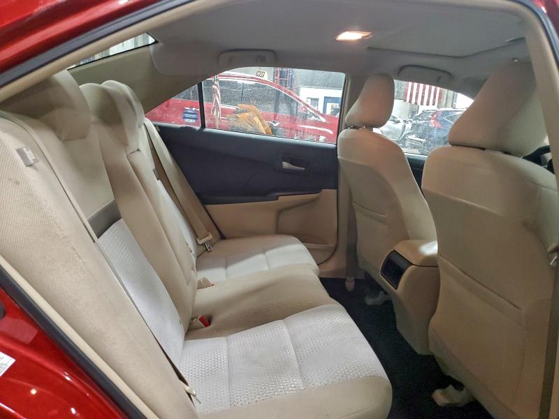 4T4BF1FKXCR170581 - 2012 TOYOTA CAMRY BASE Червоний фото 10
