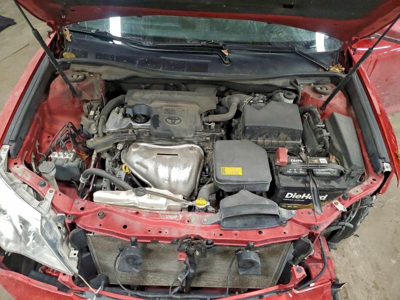 4T4BF1FKXCR170581 - 2012 TOYOTA CAMRY BASE Червоний фото 11