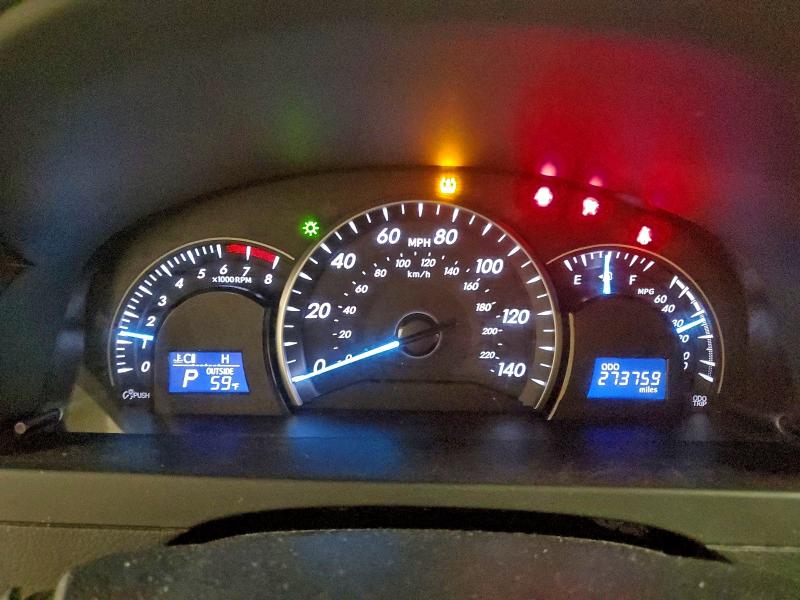 4T4BF1FKXCR170581 - 2012 TOYOTA CAMRY BASE Червоний фото 9