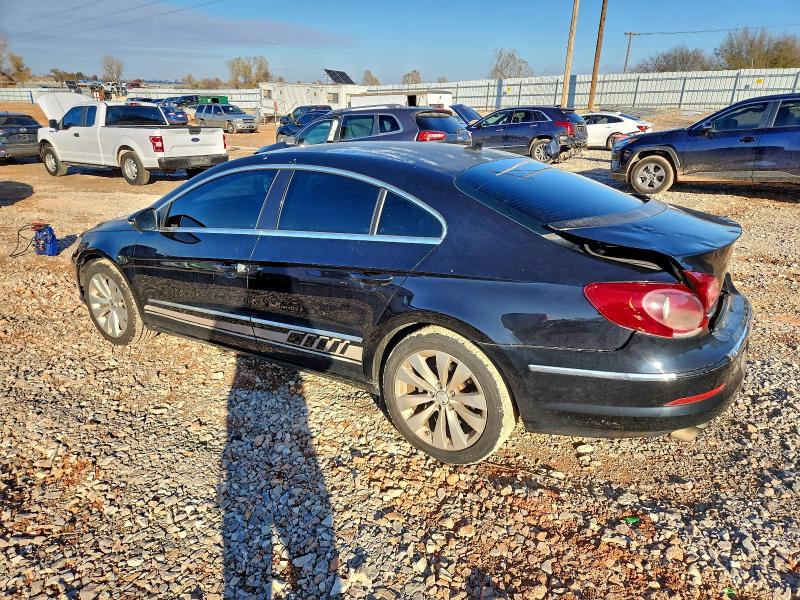WVWMN7AN2BE728589 - 2011 VOLKSWAGEN CC SPORT BLACK photo 2