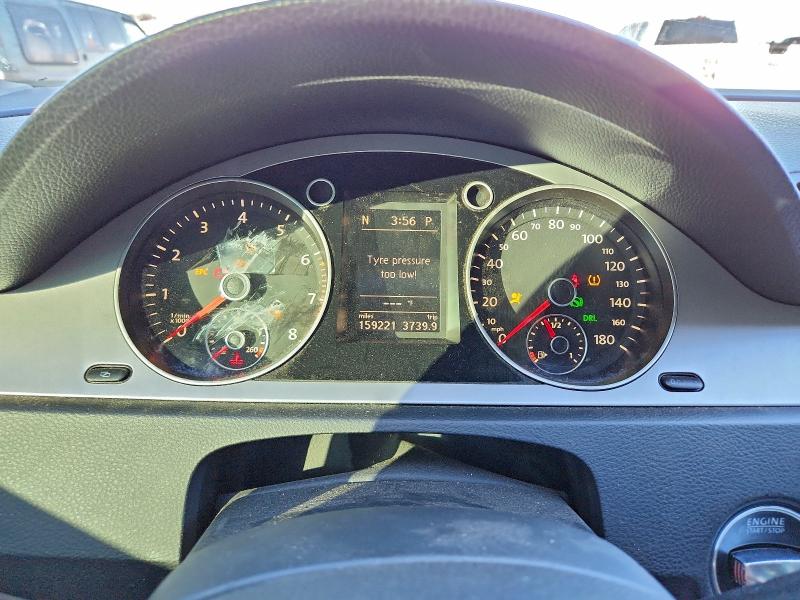 WVWMN7AN2BE728589 - 2011 VOLKSWAGEN CC SPORT BLACK photo 9