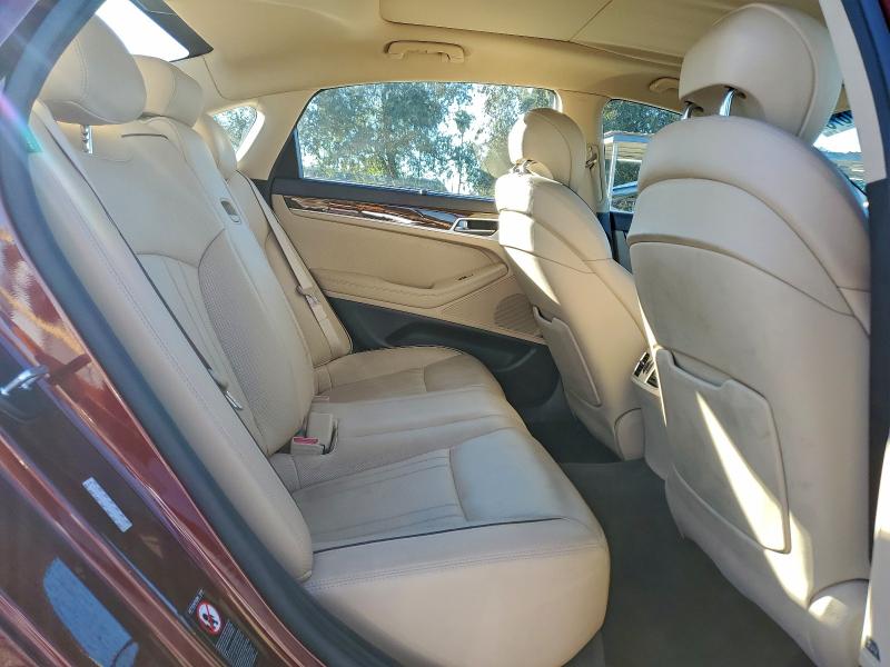 KMHGN4JE9GU125501 - 2016 HYUNDAI GENESIS 3.8L 红色 照片 10