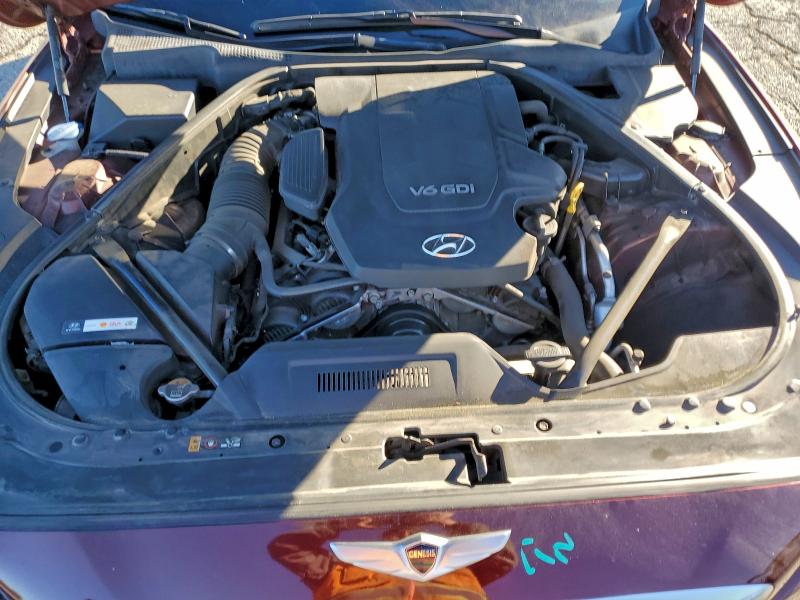 KMHGN4JE9GU125501 - 2016 HYUNDAI GENESIS 3.8L 红色 照片 11