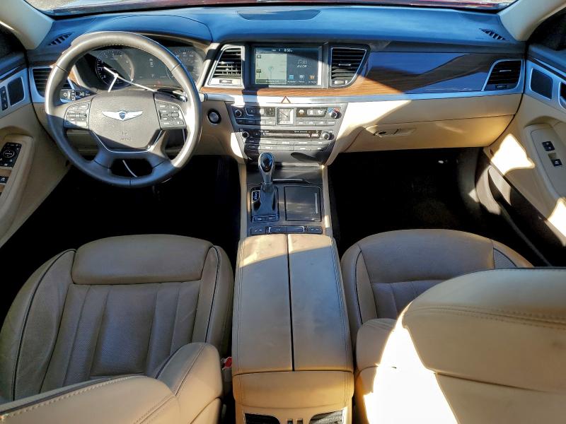 KMHGN4JE9GU125501 - 2016 HYUNDAI GENESIS 3.8L 红色 照片 8