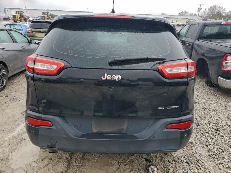 1C4PJLAB9HW602806 - 2017 JEEP CHEROKEE SPORT Czarny zdjęcie 6