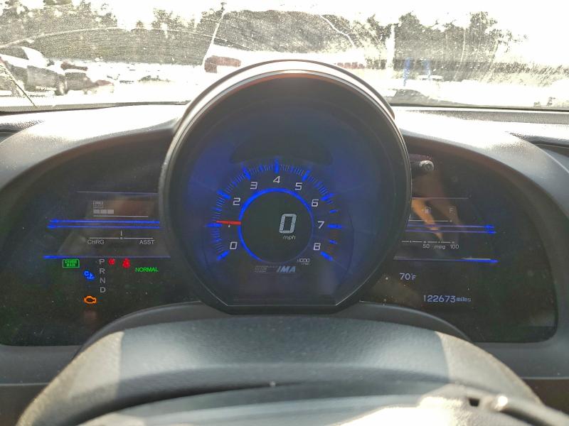 JHMZF1D60DS002219 - 2013 HONDA CR-Z EX BLUE photo 9