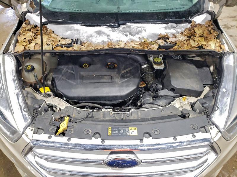 1FMCU9J96HUC23775 - 2017 FORD ESCAPE TITANIUM თაფლისფერი ფოტო 12