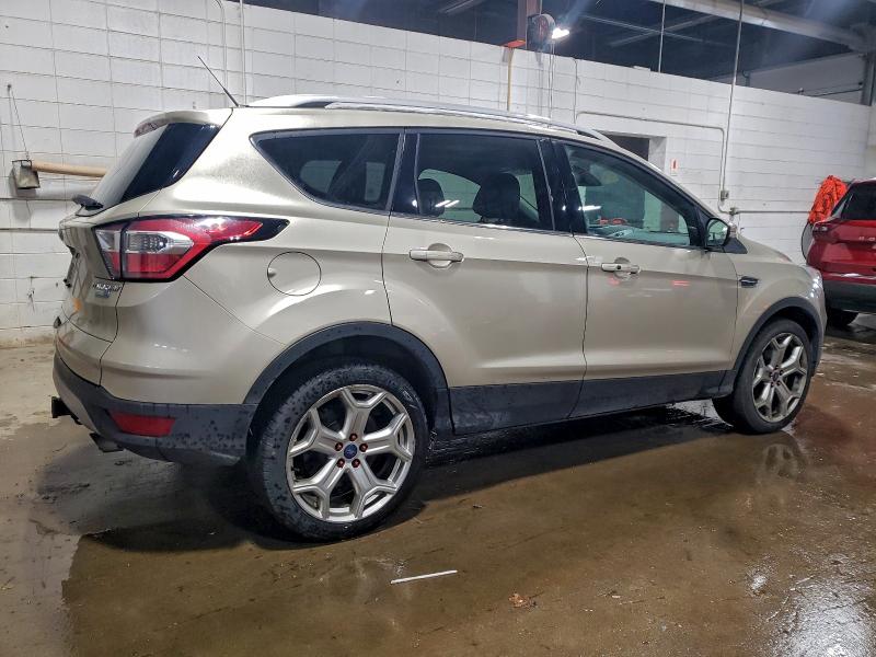 1FMCU9J96HUC23775 - 2017 FORD ESCAPE TITANIUM თაფლისფერი ფოტო 3