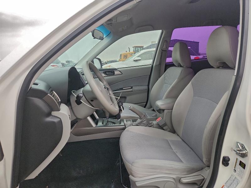 JF2SHABC3BH719926 - 2011 SUBARU FORESTER 2.5X WHITE photo 7