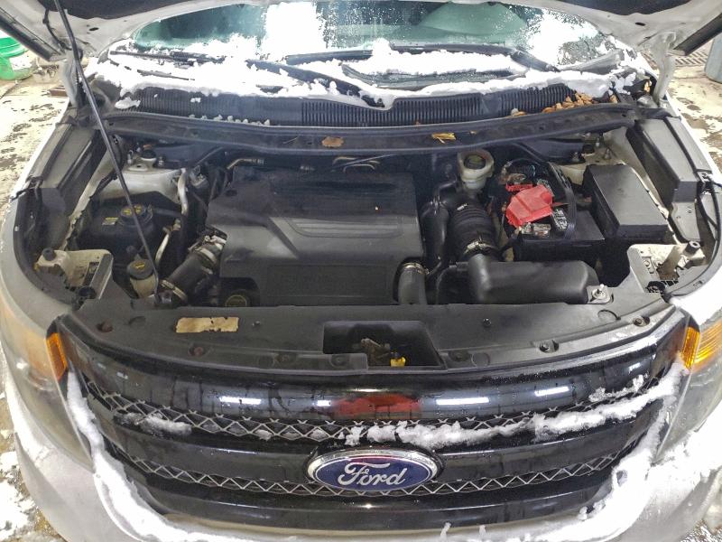 1FM5K8GT3FGA22651 - 2015 FORD EXPLORER SPORT Ақ фото 12